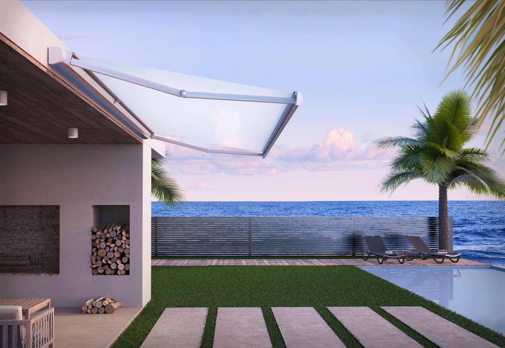Aura Plus awning view 2