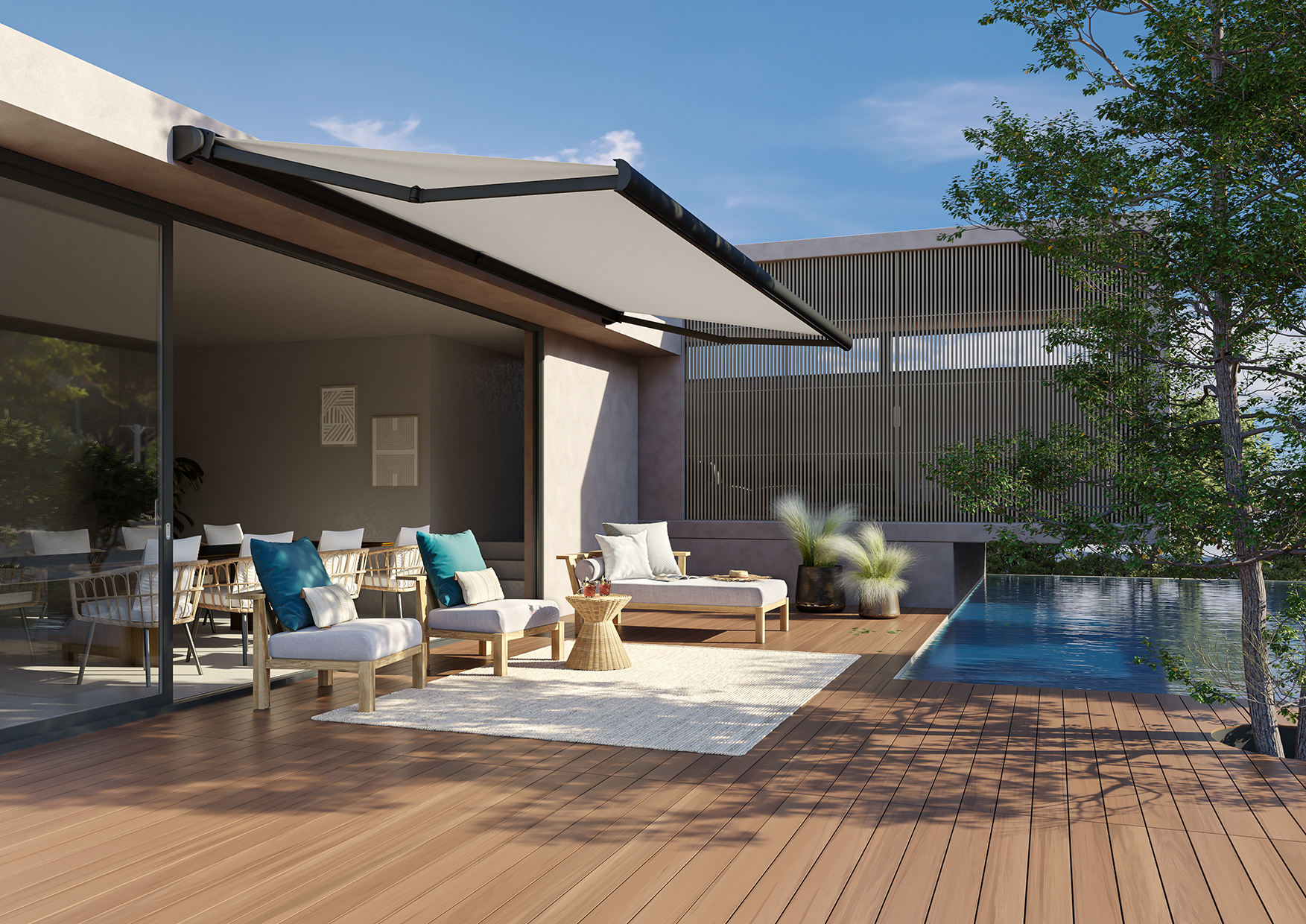 Aura Plus awning view 1