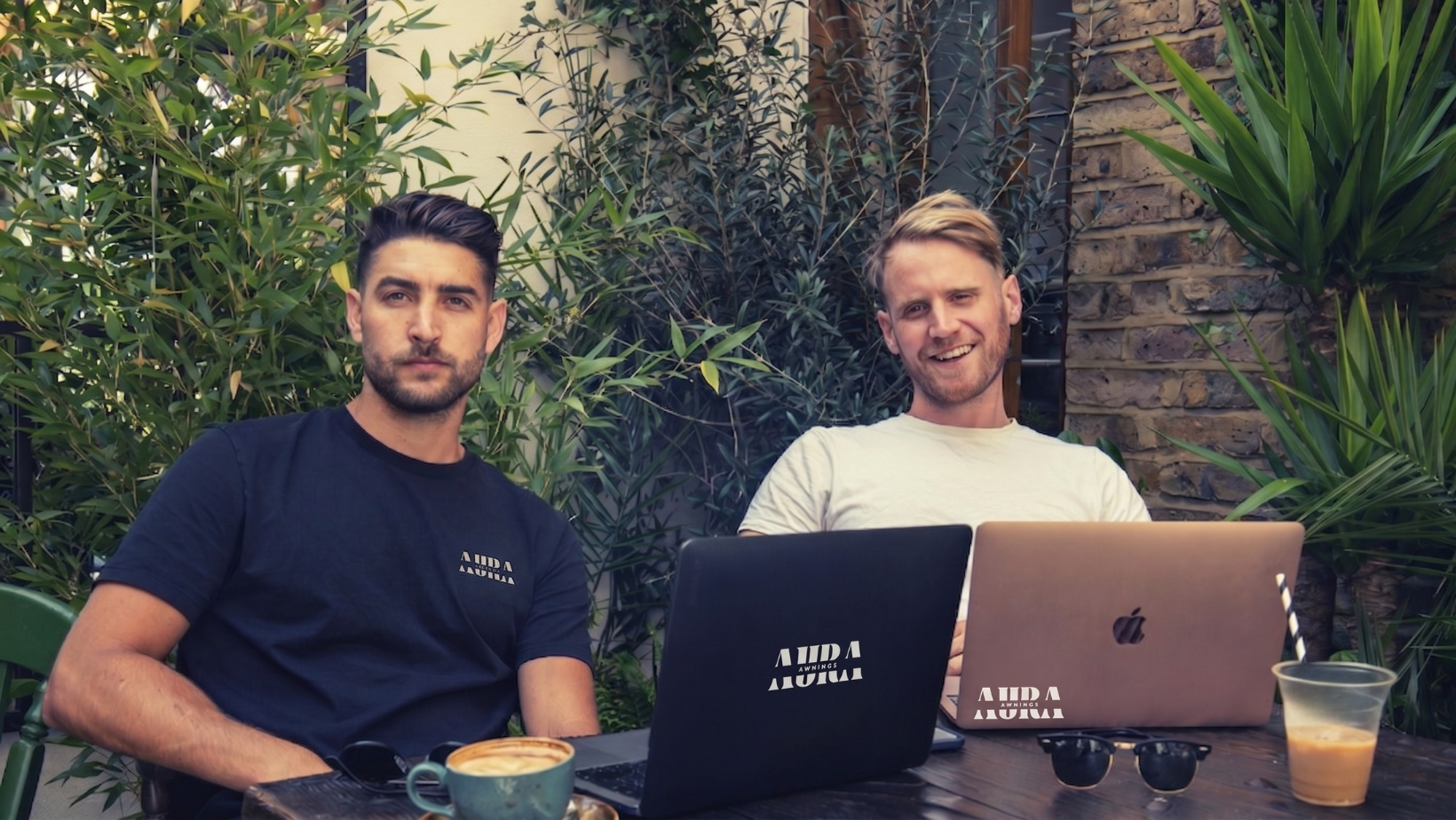 Aura Awnings directors ready to book your on-site survey