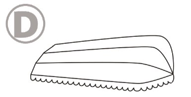 Large radius corner canopy illustration