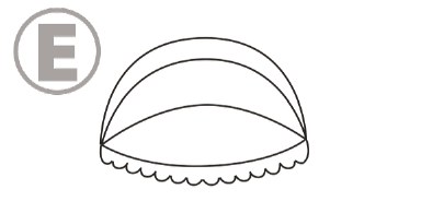 Complete semi-circle canopy illustration
